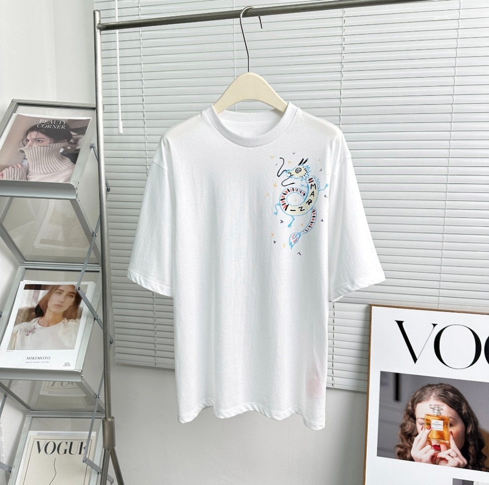 MARNI crew neck T-shirt for men and women